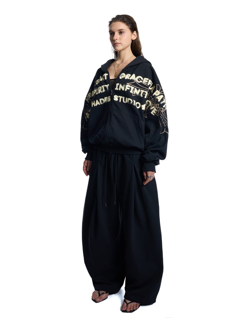 HADES HEAVEN'S CALL HOODIE ZIP (Black)