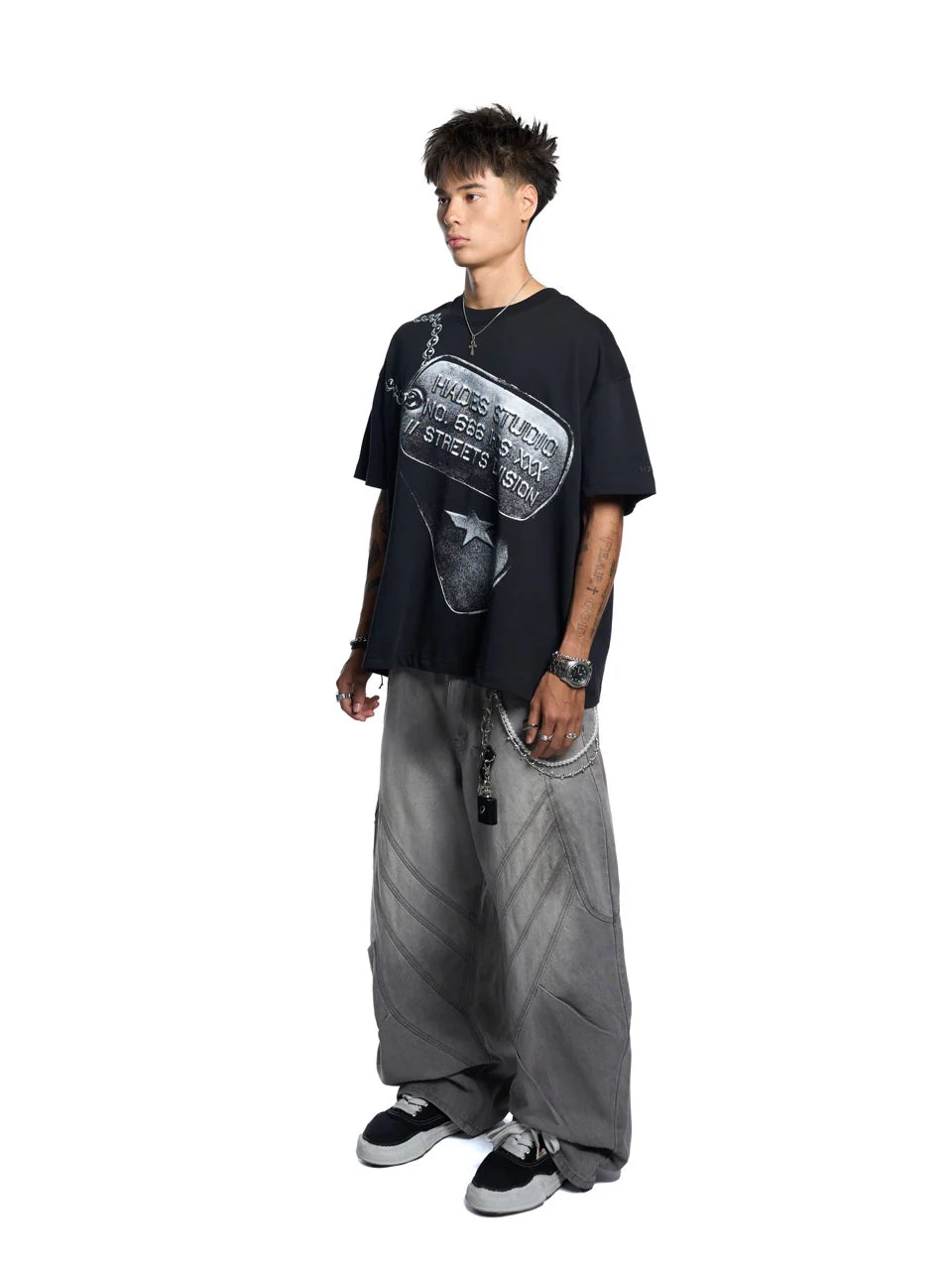 HADES CRISSCROSS WASH JEANS