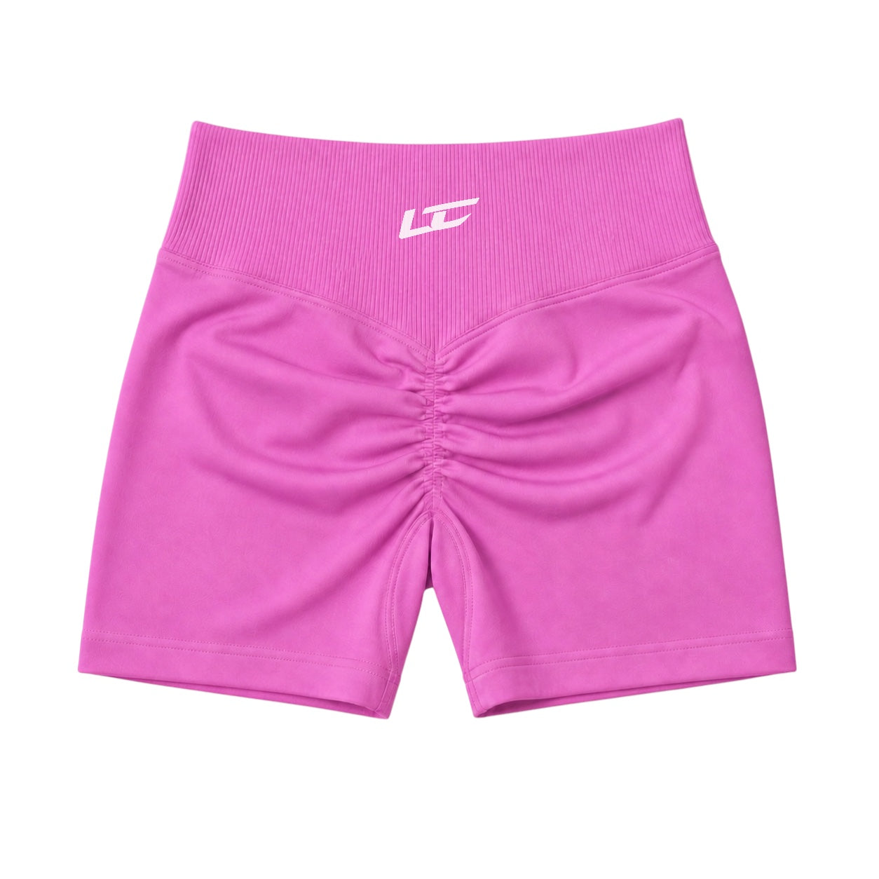 Pink Seamless 3.5” Gym Shorts