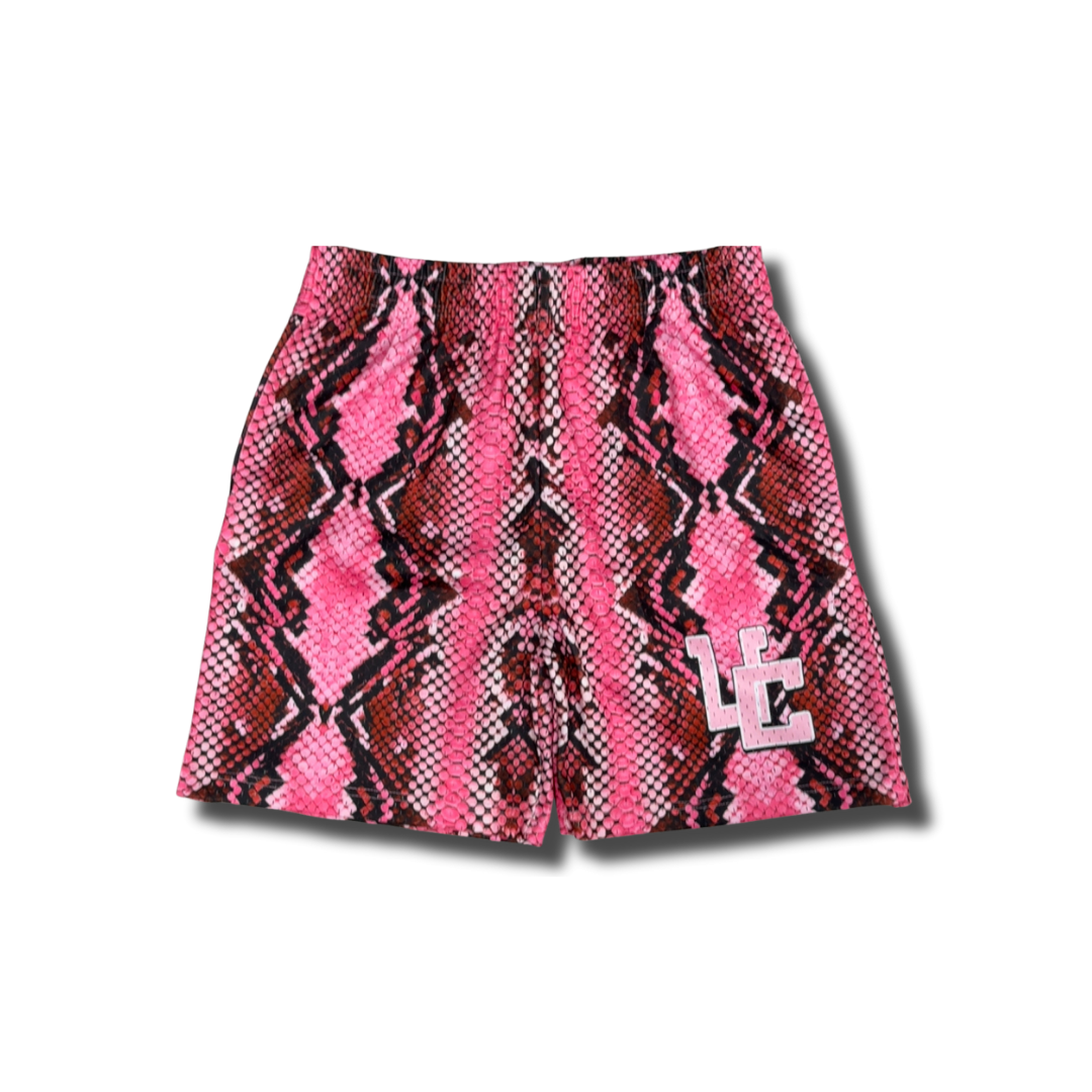 Pink Snakeskin UC Shorts