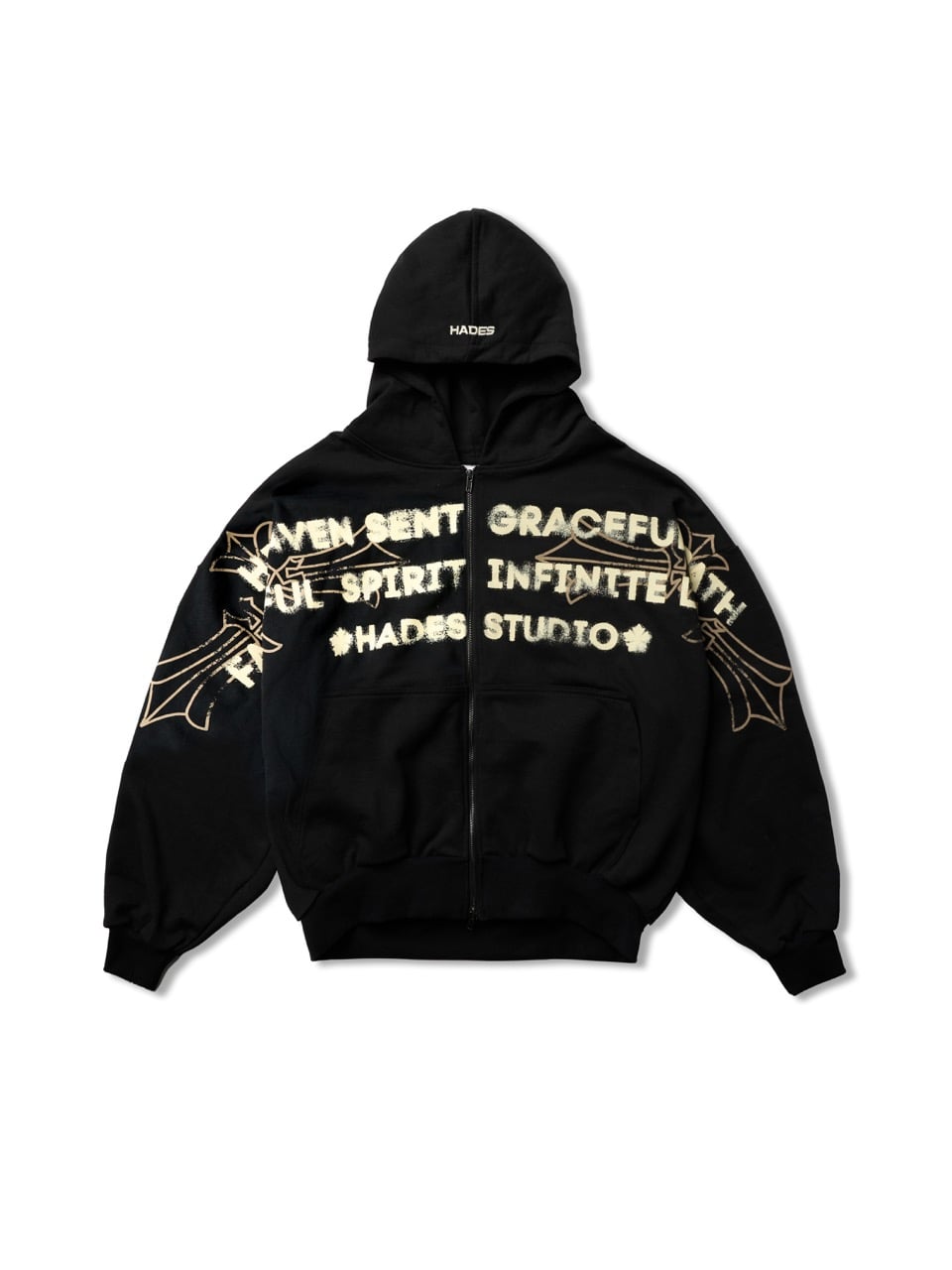 HADES HEAVEN'S CALL HOODIE ZIP (Black)