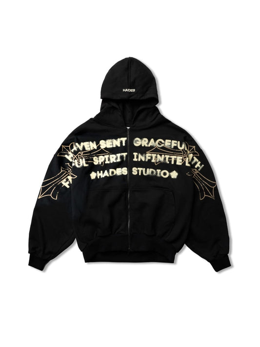 HADES HEAVEN'S CALL HOODIE ZIP (Black)