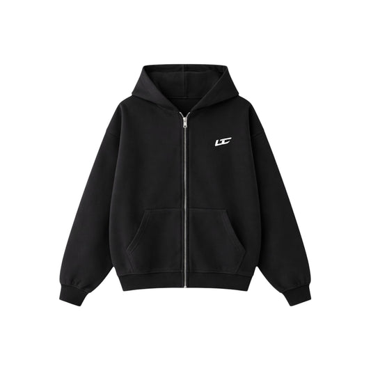 Classic Black UC Zip Hoodie