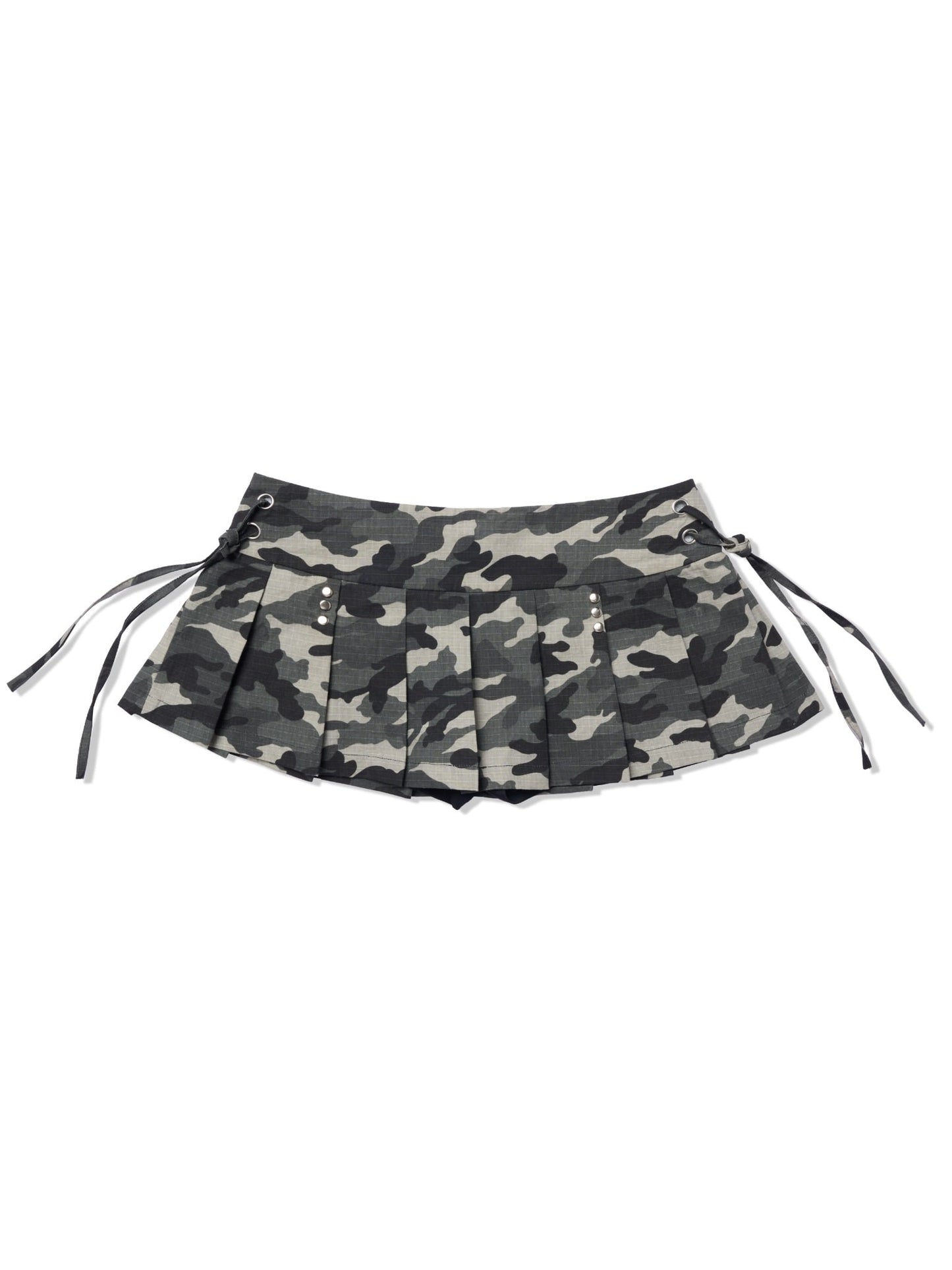 HADES HUNTER KHAKI CAMO MINI SKIRT
