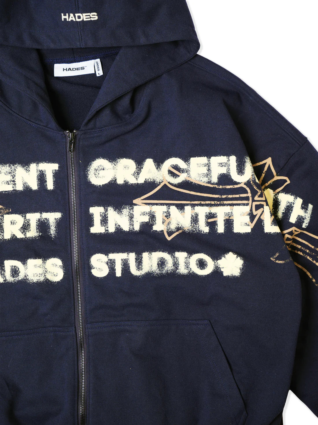 HADES HEAVEN'S CALL HOODIE ZIP (Navy)