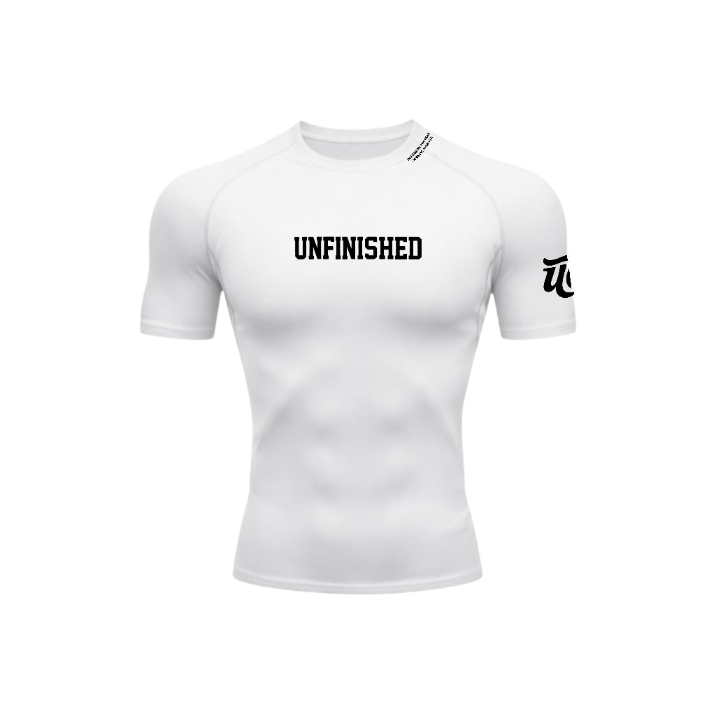 Fear White Compression Shirt