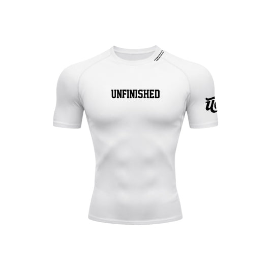 Fear White Compression Shirt