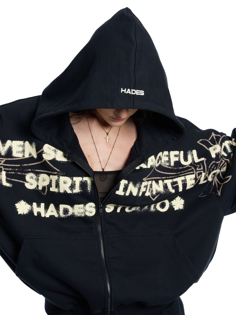 HADES HEAVEN'S CALL HOODIE ZIP (Black)
