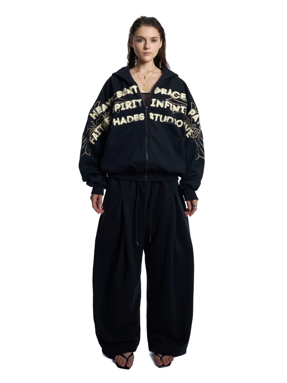 HADES HEAVEN'S CALL HOODIE ZIP (Black)