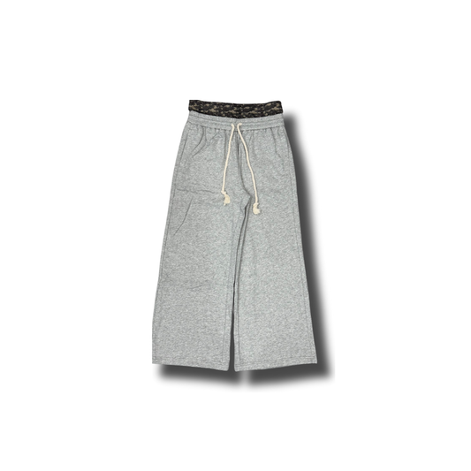 Green Camo Grey Double Waistband Pants
