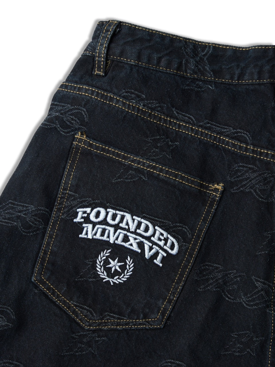 HADES REPEAT SCRIPT LOOSEFIT JEANS