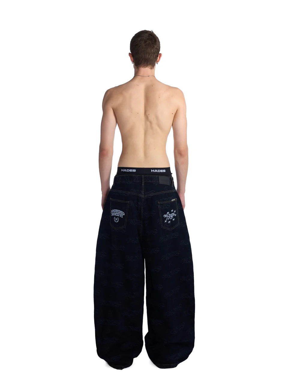 HADES REPEAT SCRIPT LOOSEFIT JEANS