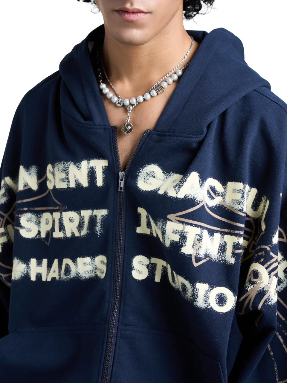 HADES HEAVEN'S CALL HOODIE ZIP (Navy)
