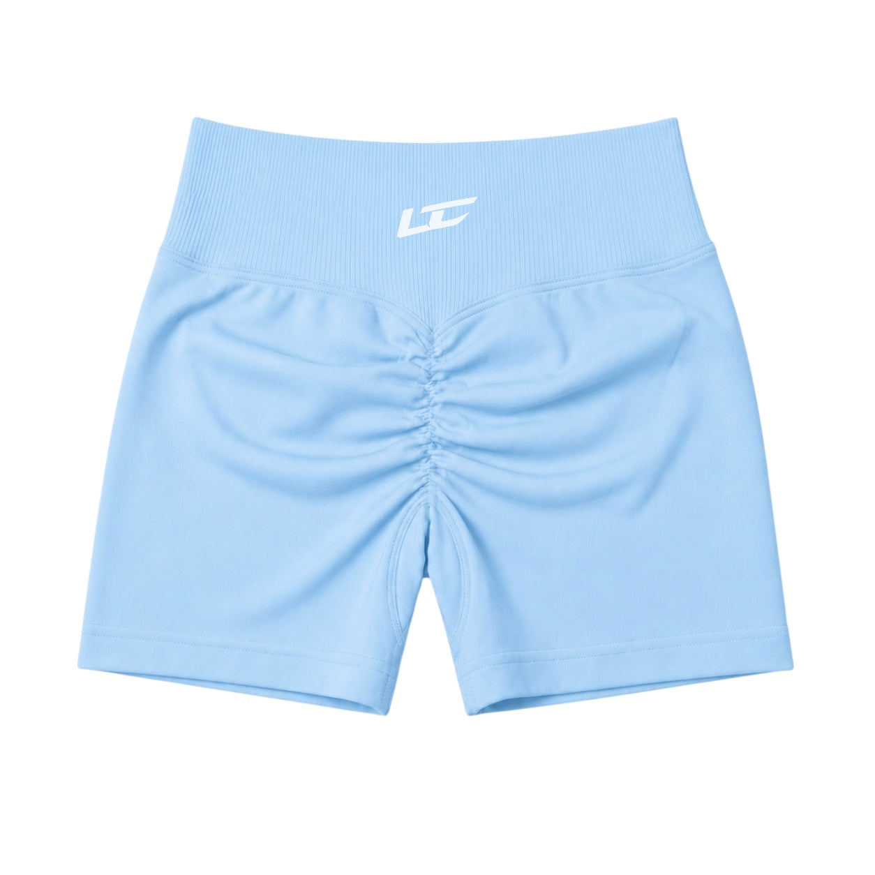 Baby Blue Seamless 3.5” Gym Shorts