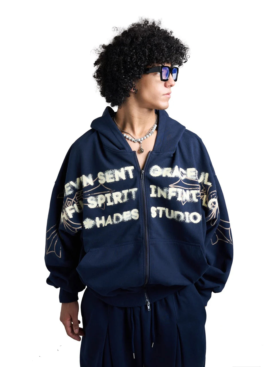 HADES HEAVEN'S CALL HOODIE ZIP (Navy)