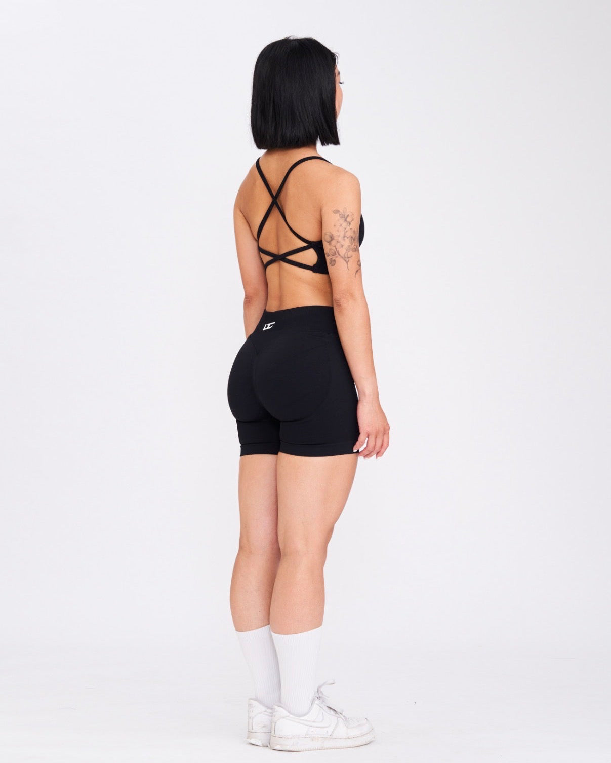 Black Seamless 3.5” Gym Shorts