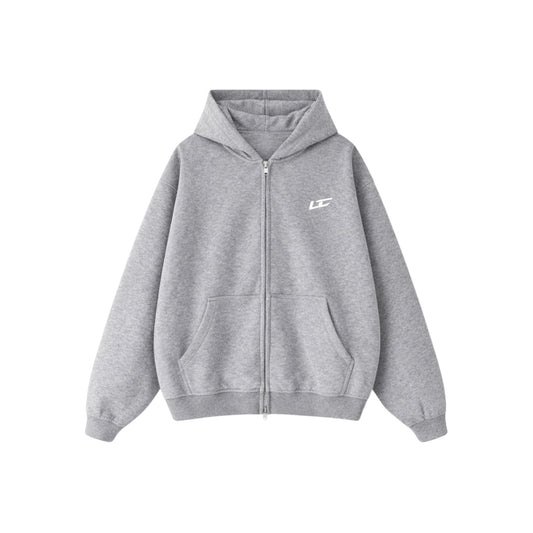 Classic Grey UC Zip Hoodie