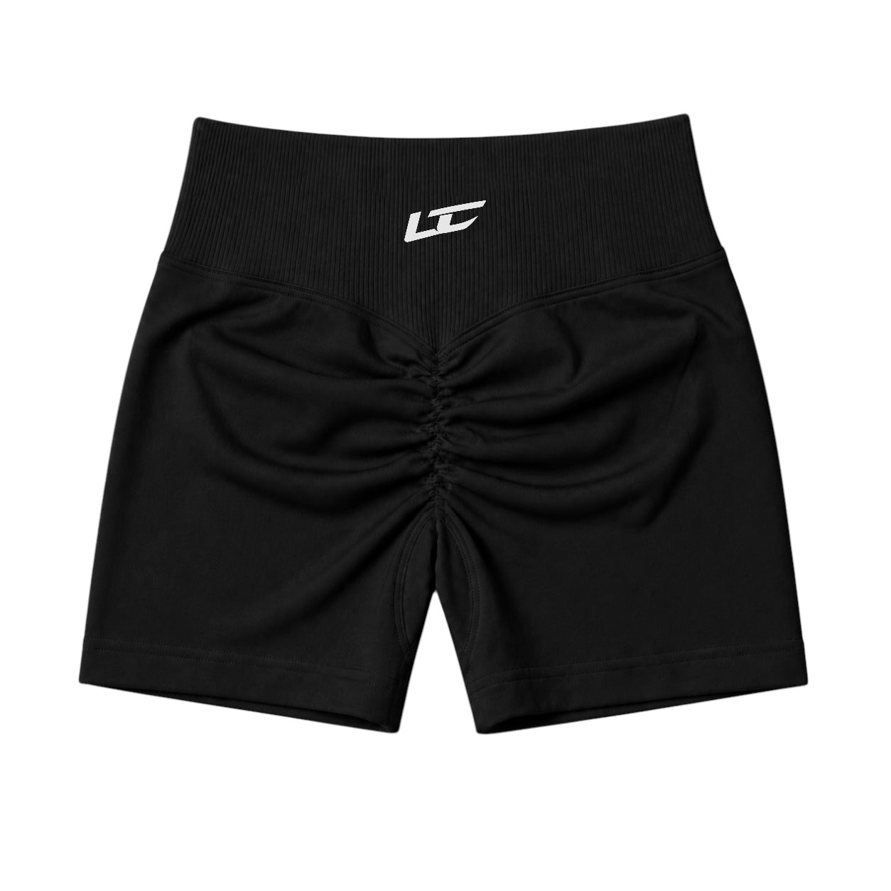 Black Seamless 3.5” Gym Shorts