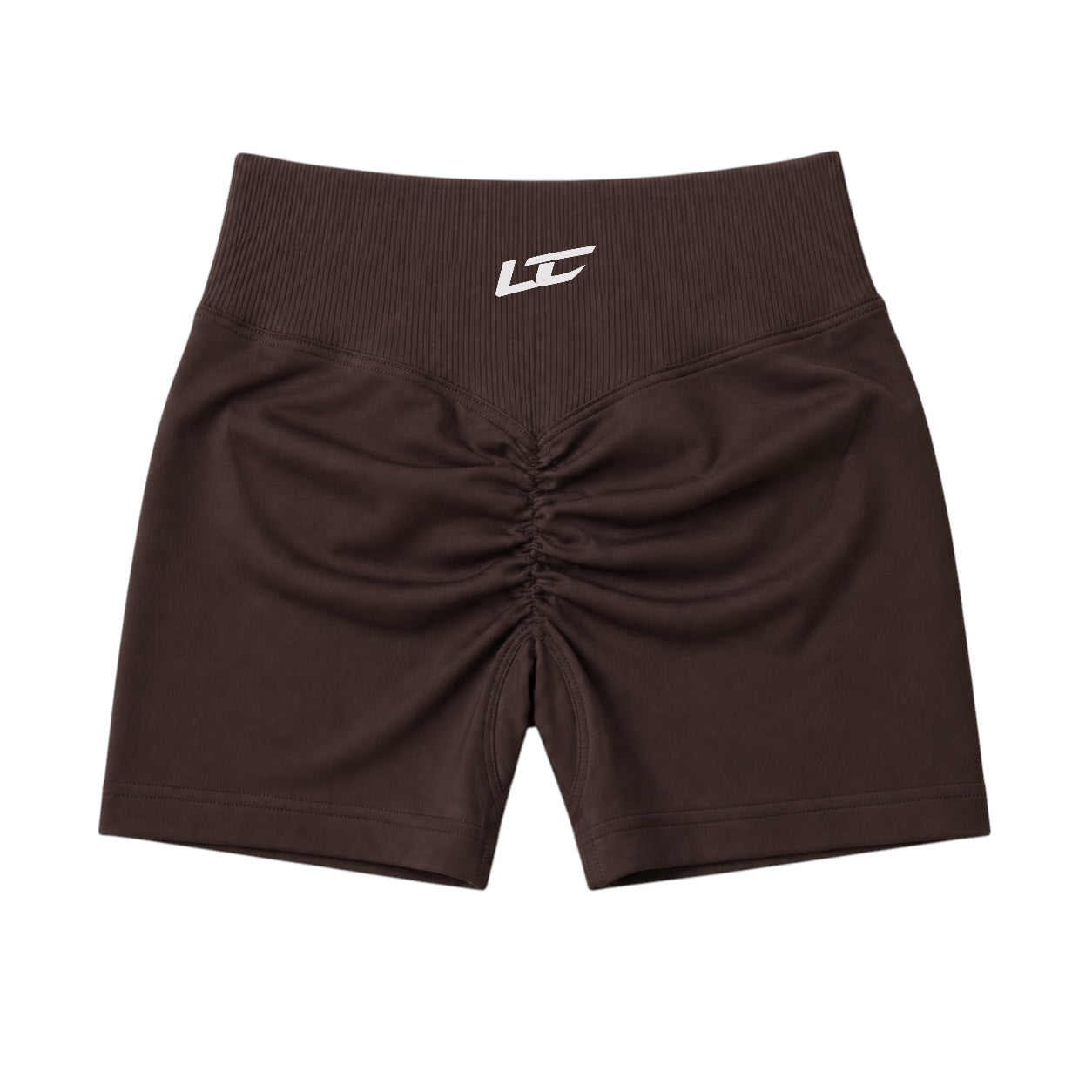 Brown Seamless 3.5” Gym Shorts