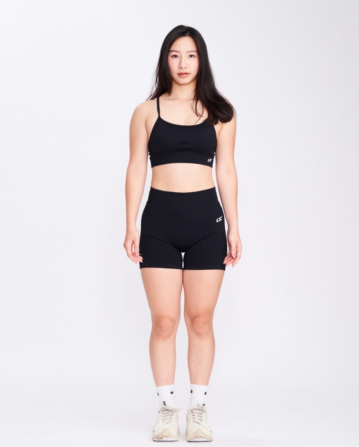 Black Seamless 3.5” Gym Shorts
