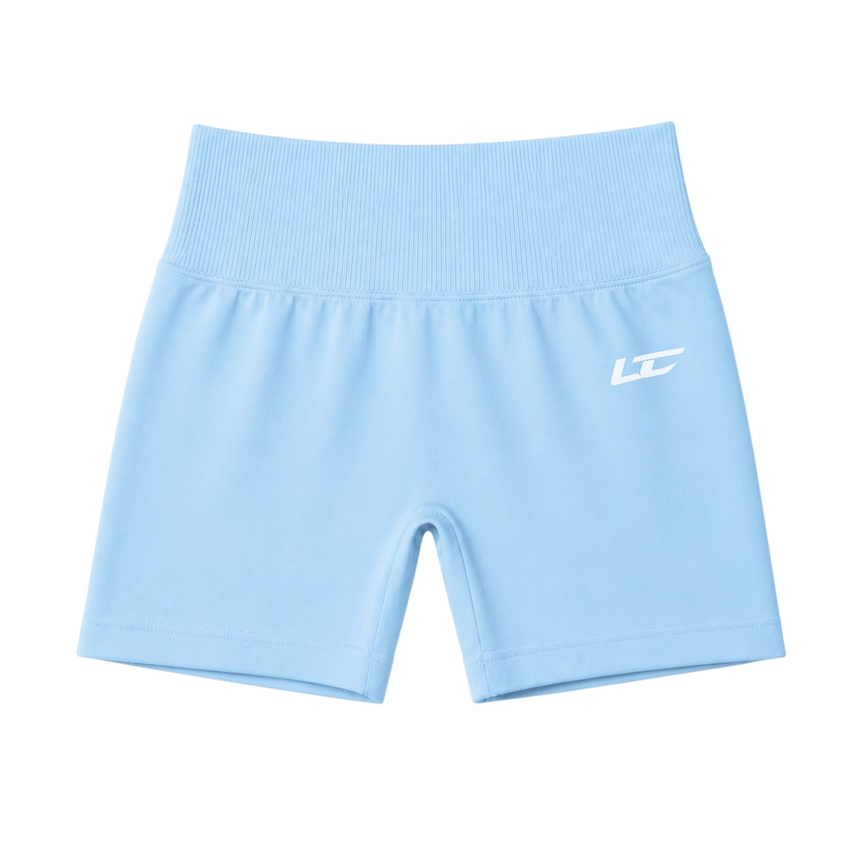 Baby Blue Seamless 3.5” Gym Shorts
