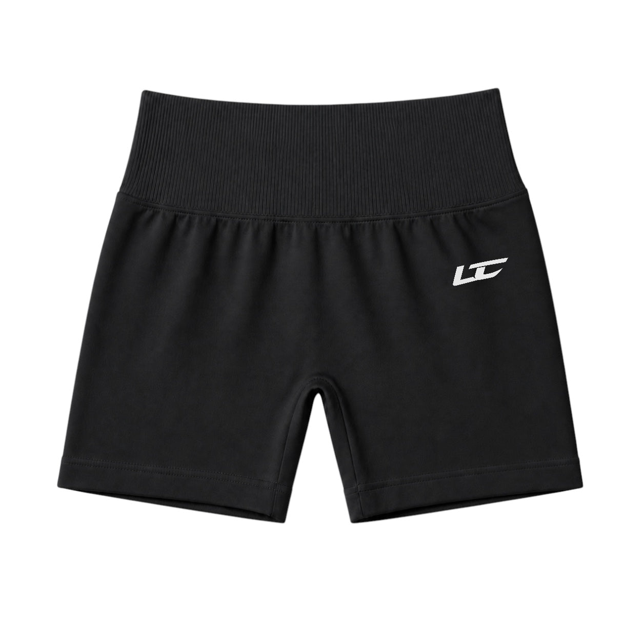 Black Seamless 3.5” Gym Shorts