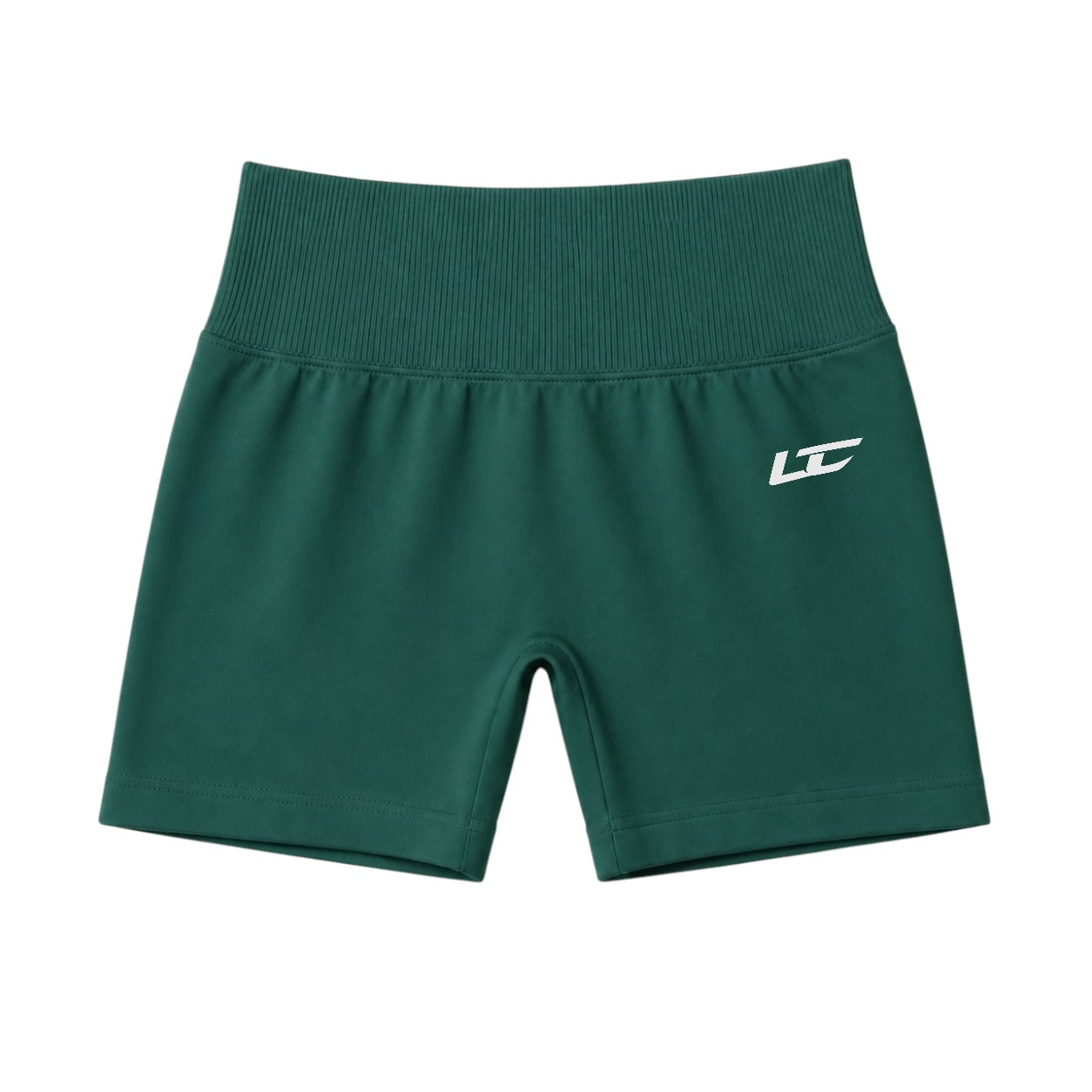Dark Green Seamless 3.5” Gym Shorts