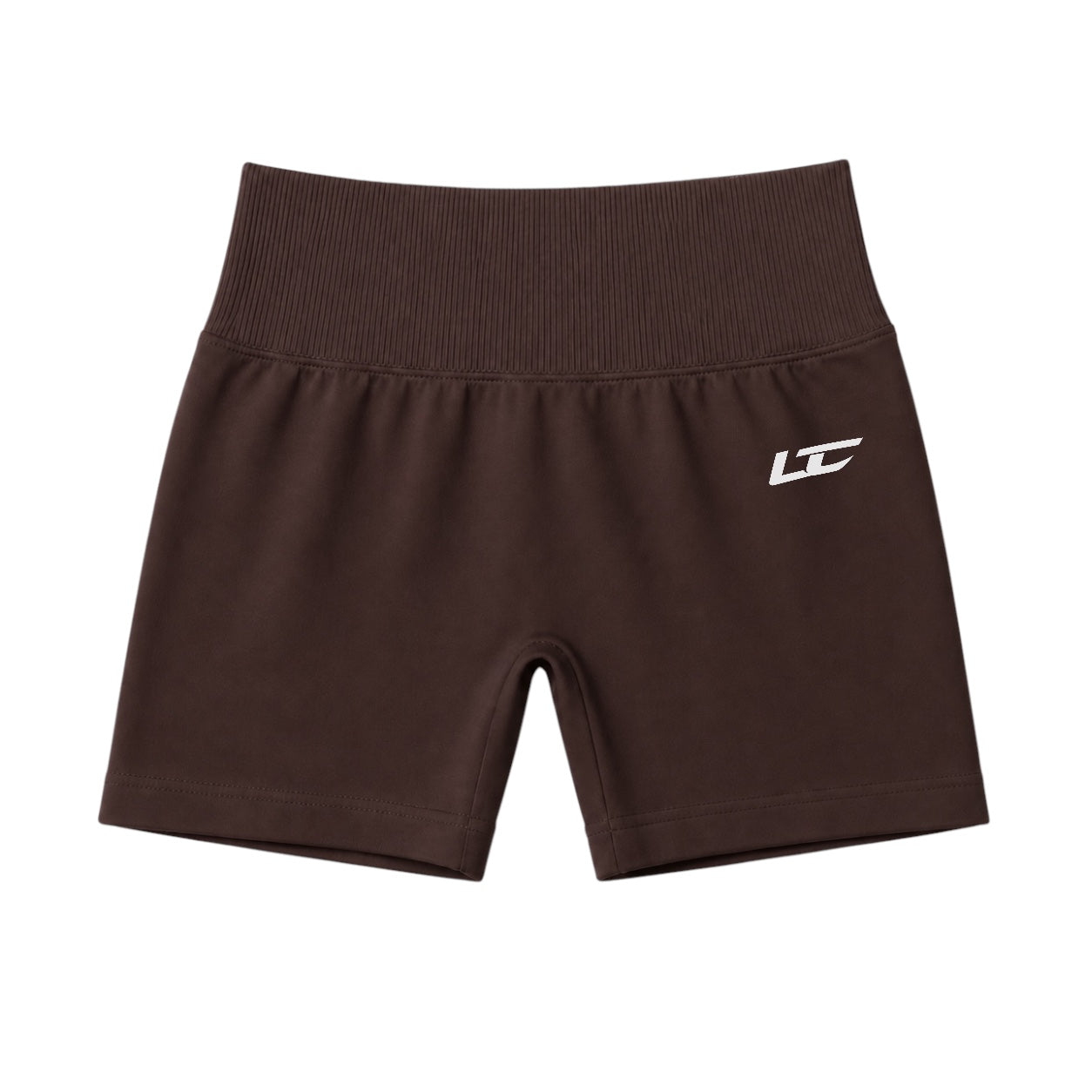 Brown Seamless 3.5” Gym Shorts