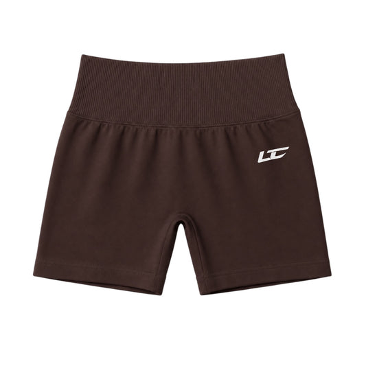 Brown Seamless 3.5” Gym Shorts