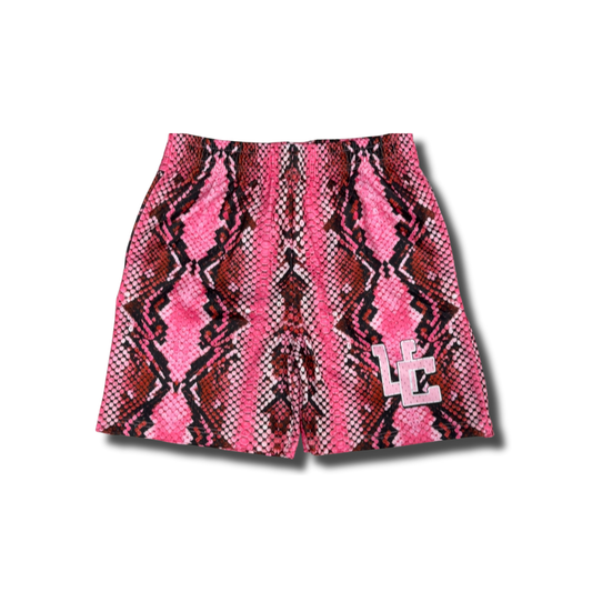 Pink Snakeskin UC Shorts