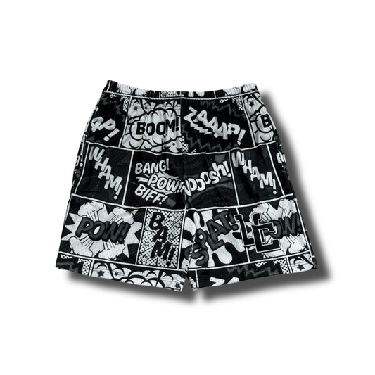 B-W Comic Book UC Shorts