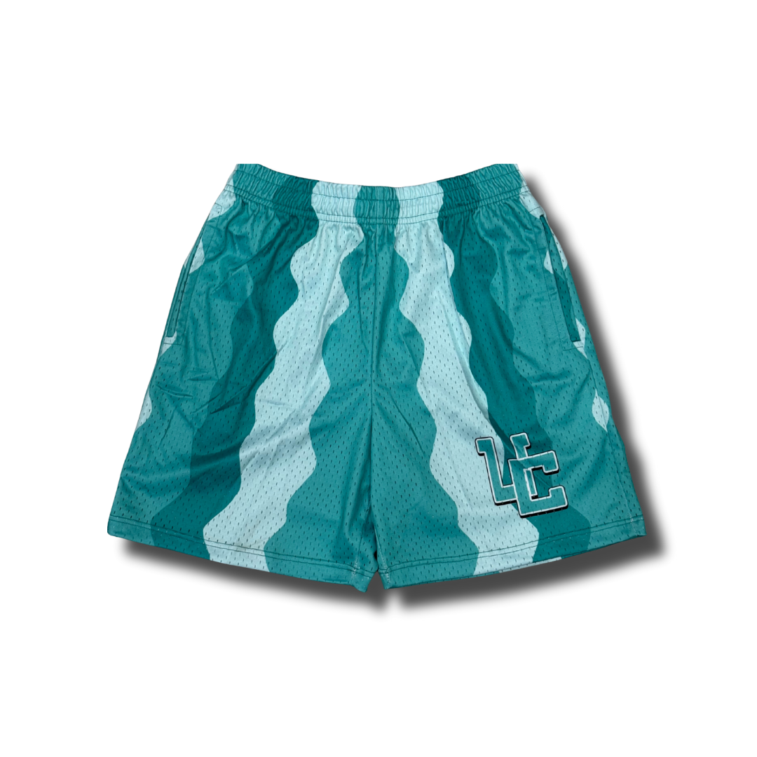 Teal Warp UC Shorts