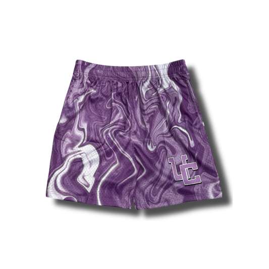 Purple Marble UC Shorts