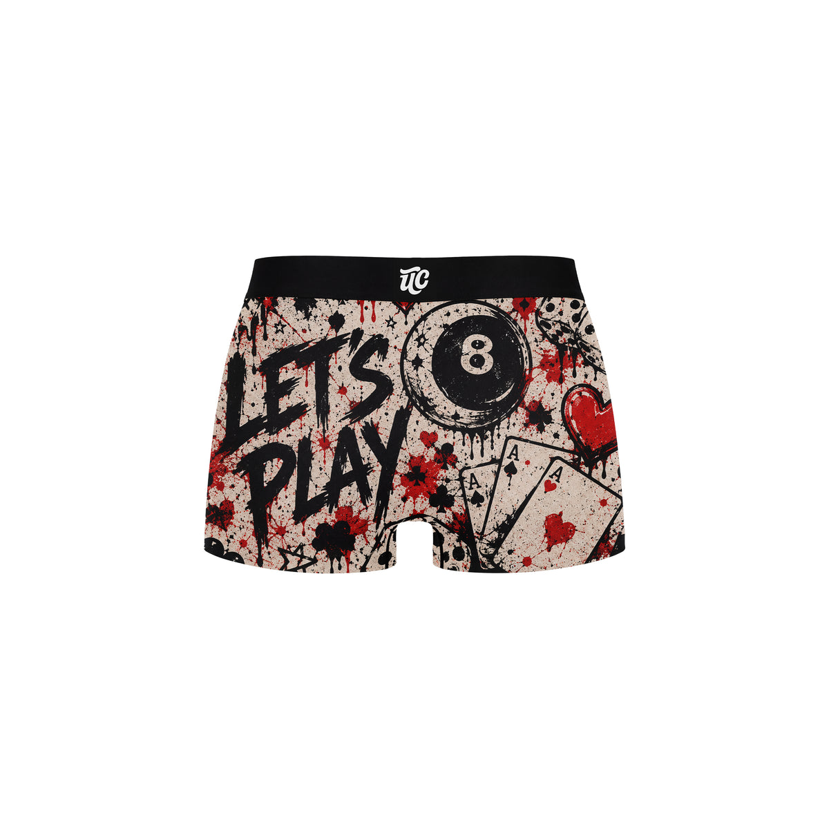 Poker Booty Short Back